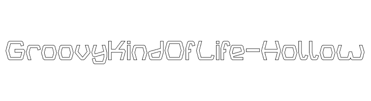 Groovy Kind Of Life-Hollow  font caratteri gratis