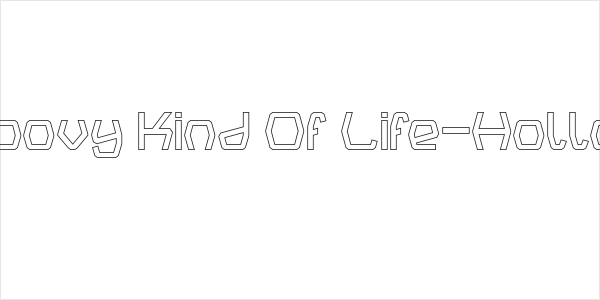 Groovy Kind Of Life-Hollow Logo