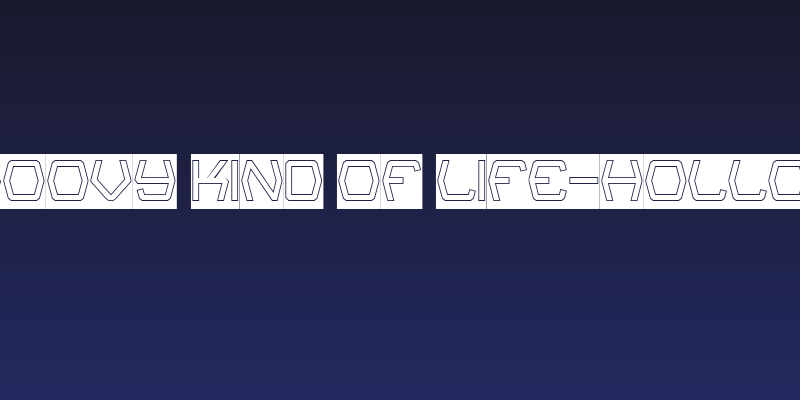 Groovy Kind Of Life-Hollow Social Header