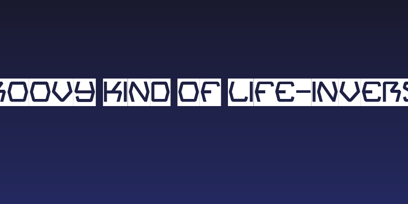Groovy Kind Of Life-Inverse Social Header