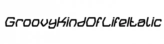 Groovy Kind Of Life Italic  Скачать бесплатные шрифты