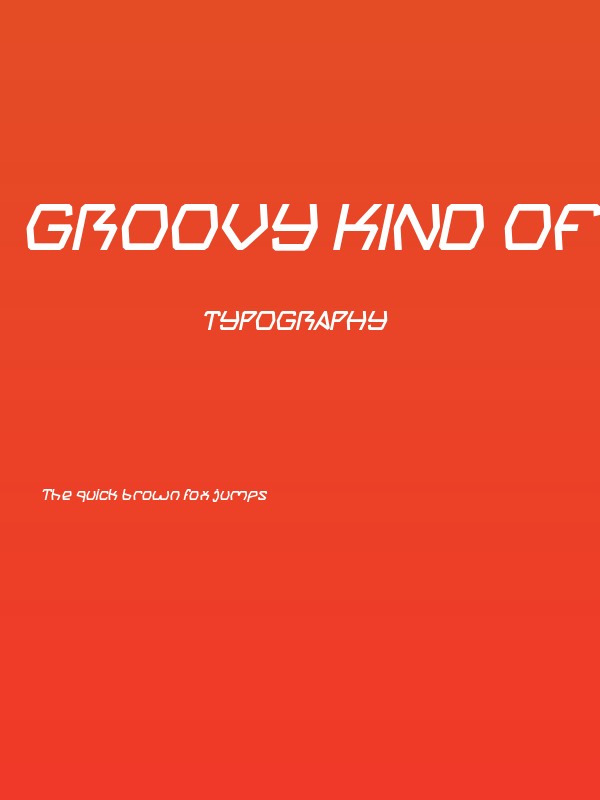 Groovy Kind Of Life Italic Poster
