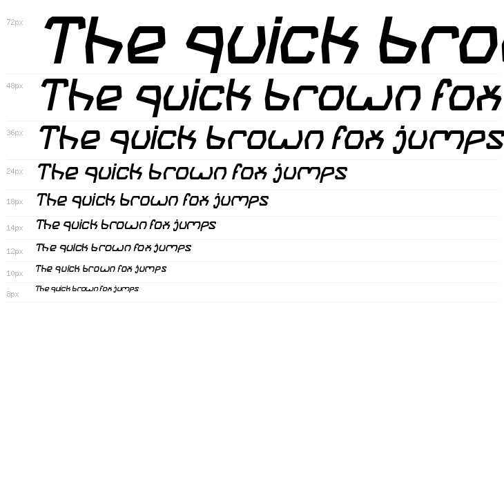 Groovy Kind Of Life Italic Waterfall