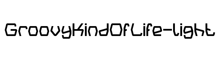 Groovy Kind Of Life-light  フリーフォントのダウンロード