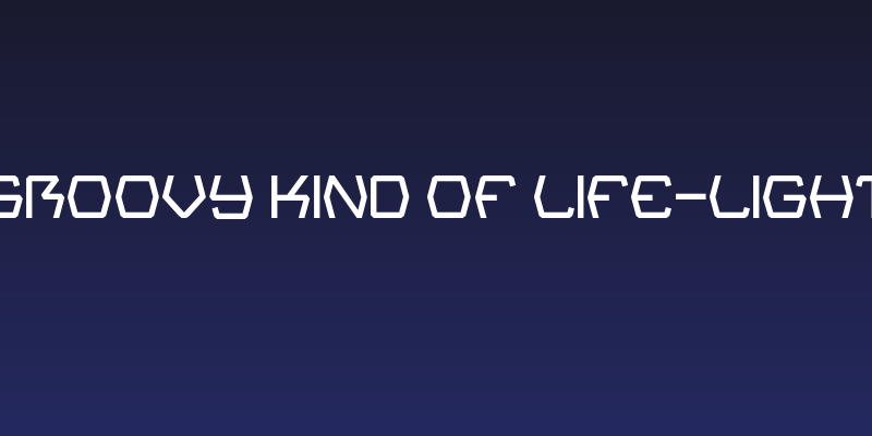 Groovy Kind Of Life-light Social Header