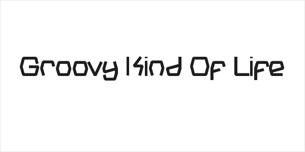 Groovy Kind Of Life Logo