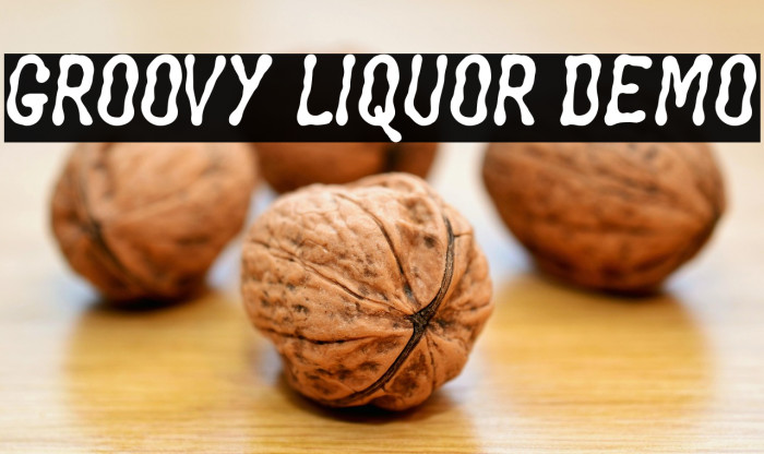 Groovy Liquor Demo Caratteri examples