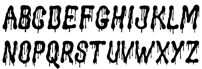 Groovy Liquor Drip Demo Font Litere mari