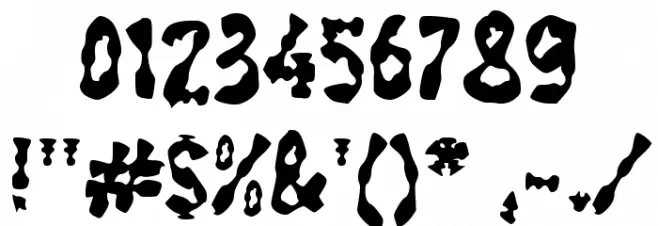 Groovy Melts Font OTHER CHARS