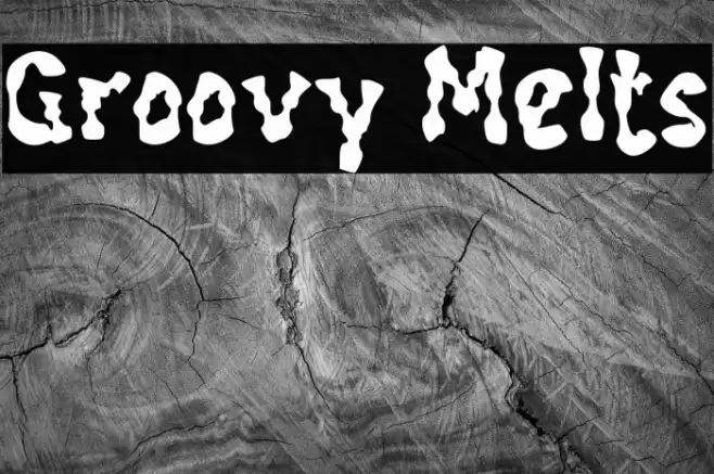 Groovy Melts Font examples