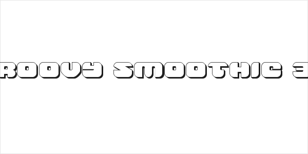 Groovy Smoothie 3D Logo