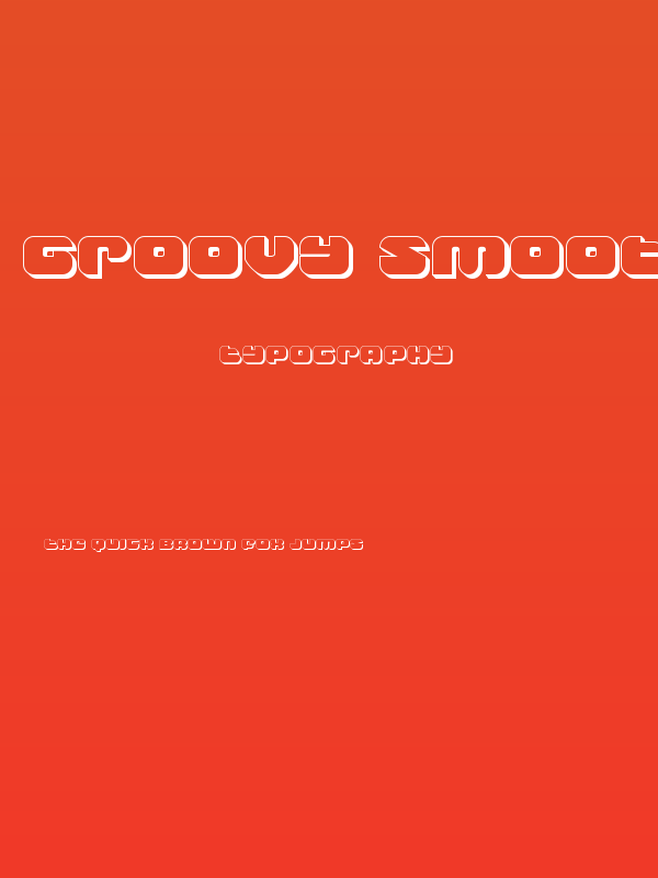 Groovy Smoothie 3D Poster