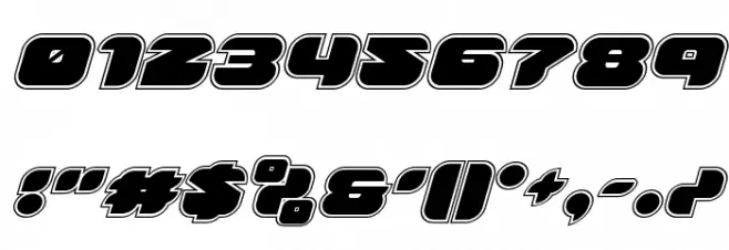 Groovy Smoothie Academy Italic Font OTHER CHARS