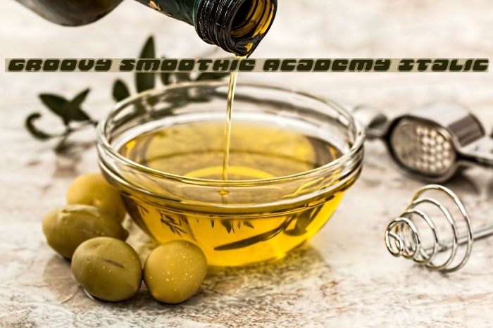 Groovy Smoothie Academy Italic Example 2