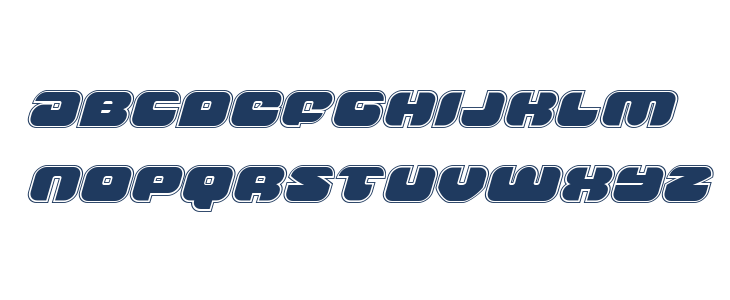 Groovy Smoothie Academy Italic Lowercase