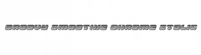 Groovy Smoothie Chrome Italic  Descarca Fonturi Gratis