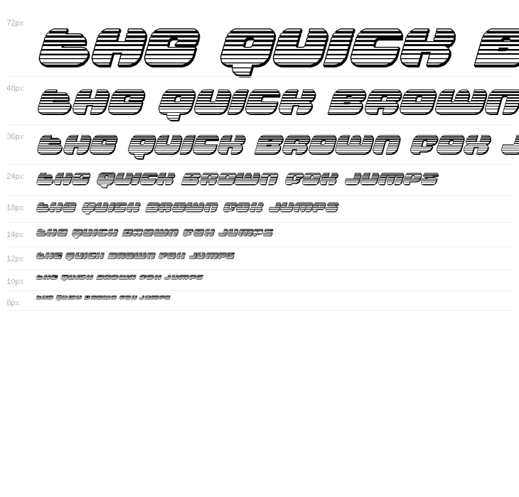 Groovy Smoothie Chrome Italic Waterfall