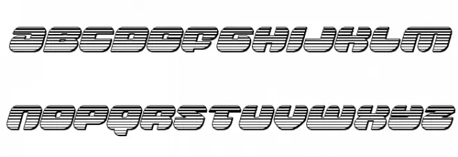 Groovy Smoothie Chrome Italic Schriftart Kleinbuchstaben