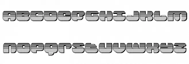 Groovy Smoothie Chrome Fonte MAIÚSCULAS