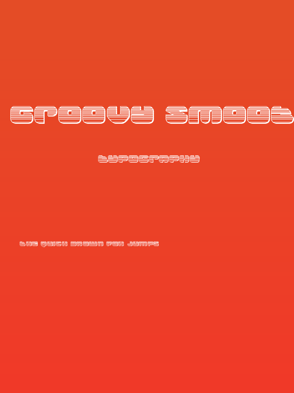 Groovy Smoothie Chrome Poster