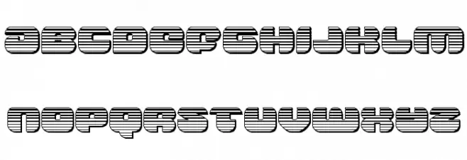 Groovy Smoothie Chrome 字体 小写