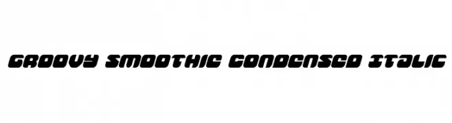 Groovy Smoothie Condensed Italic  Fuentes Gratis Descargar