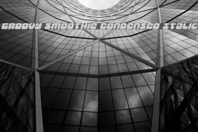 Groovy Smoothie Condensed Italic Example 3