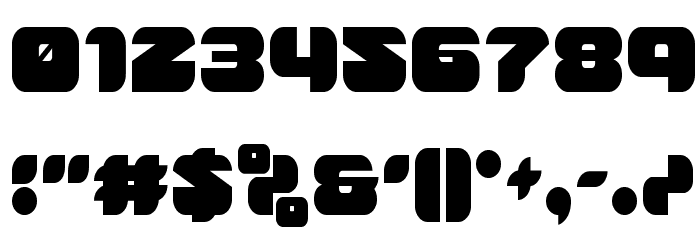 Groovy Smoothie Condensed Font OTHER CHARS