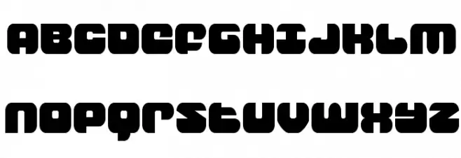 Groovy Smoothie Condensed 字体 大写