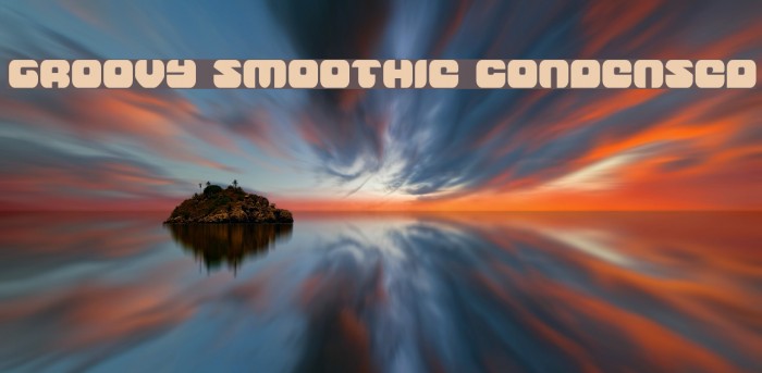 Groovy Smoothie Condensed Font examples