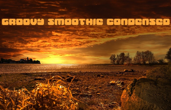 Groovy Smoothie Condensed Font examples