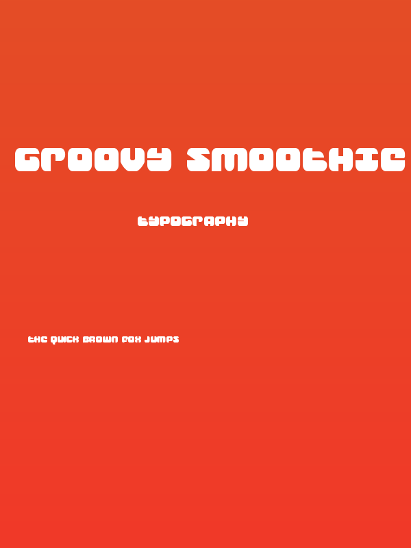 Groovy Smoothie Condensed Poster