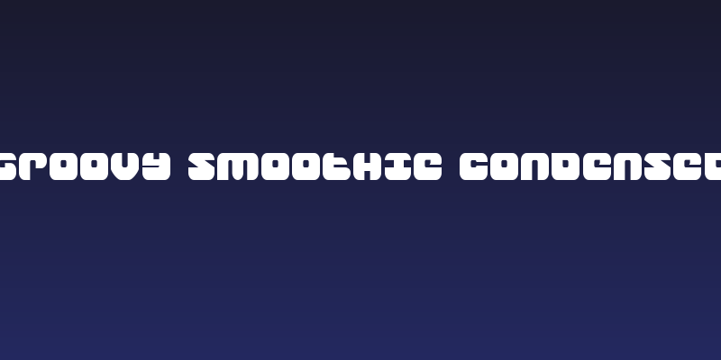 Groovy Smoothie Condensed Social Header