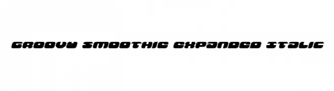 Groovy Smoothie Expanded Italic  Fuentes Gratis Descargar