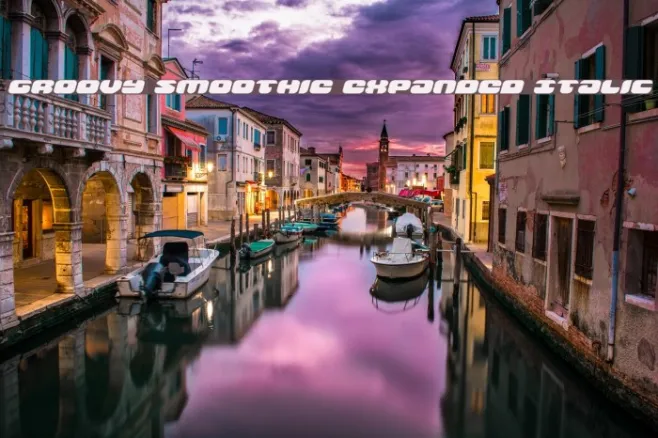 Groovy Smoothie Expanded Italic Example 3