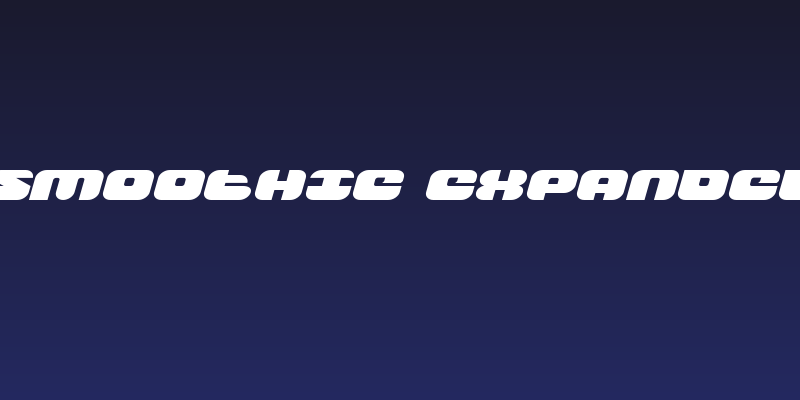 Groovy Smoothie Expanded Italic Social Header
