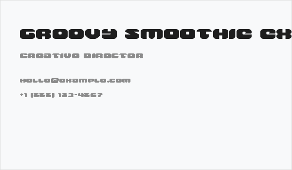 Groovy Smoothie Expanded Business Card