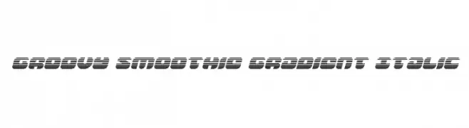 Groovy Smoothie Gradient Italic  नि: शुल्क फ़ॉन्ट्स डाउनलोड