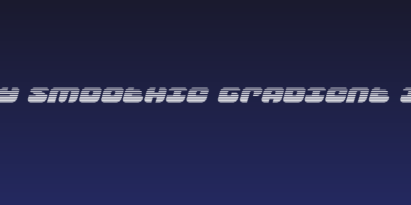Groovy Smoothie Gradient Italic Social Header