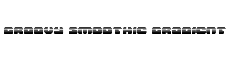 Groovy Smoothie Gradient  Frei Schriftart Herunterladen
