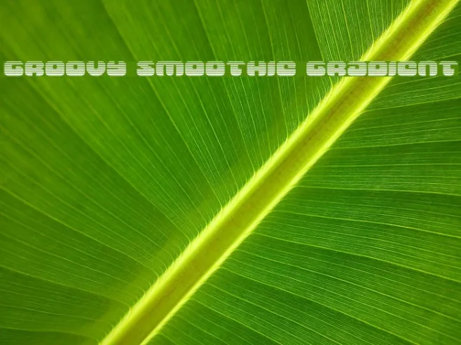 Groovy Smoothie Gradient Example 2
