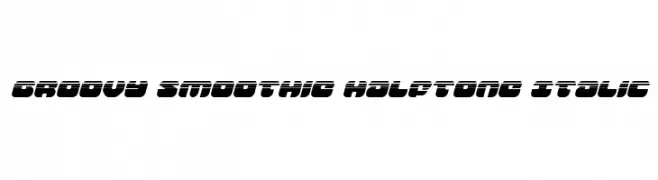 Groovy Smoothie Halftone Italic  Fuentes Gratis Descargar