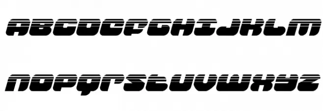 Groovy Smoothie Halftone Italic Schriftart Groß