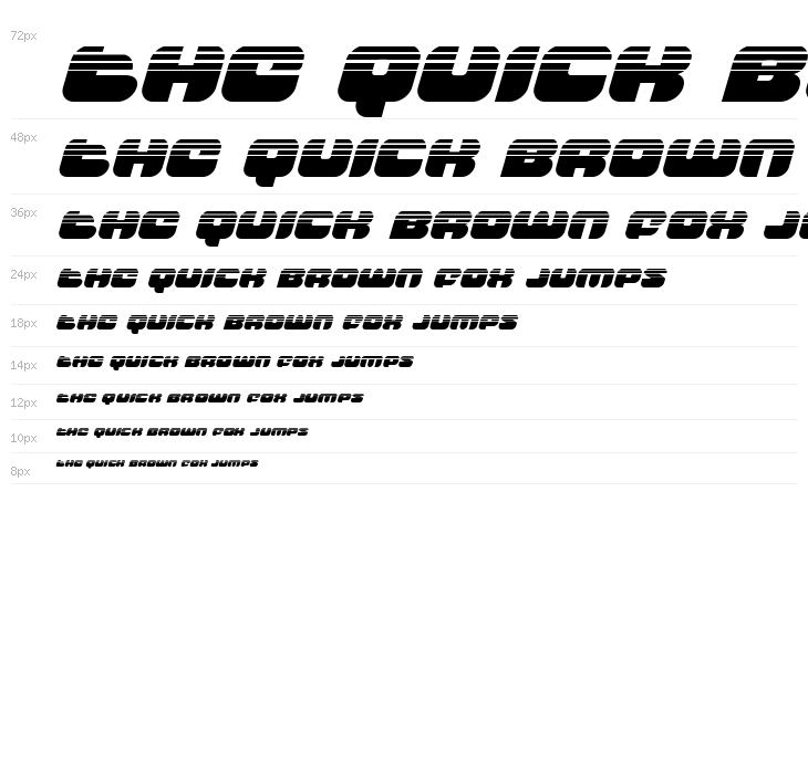 Groovy Smoothie Halftone Italic Waterfall