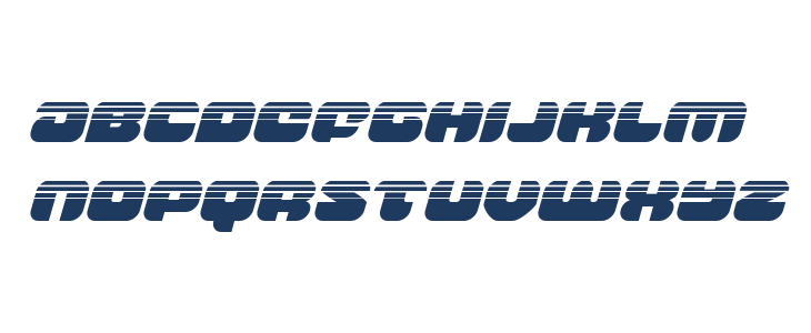 Groovy Smoothie Halftone Italic Lowercase