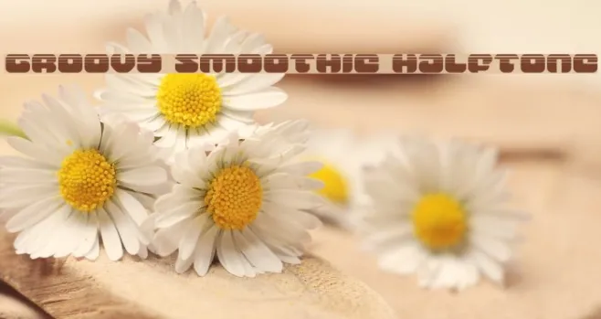Groovy Smoothie Halftone Example 3