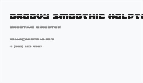Groovy Smoothie Halftone Business Card