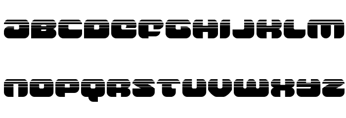 Groovy Smoothie Halftone Font LOWERCASE