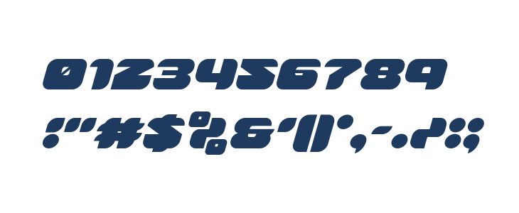 Groovy Smoothie Italic Other Characters