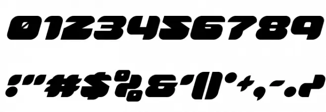 Groovy Smoothie Italic Font OTHER CHARS